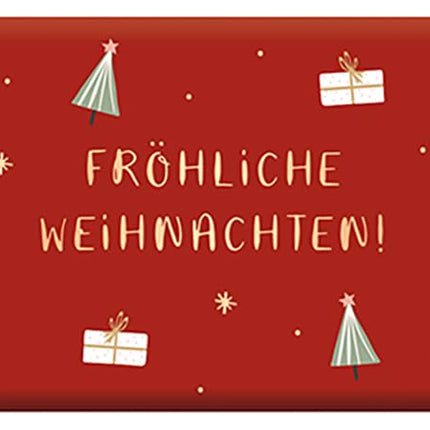 Mini Christmas chocolate, 10 x 30 g bars, assortment of different designs