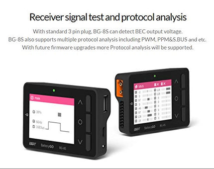 ISDT BG-8S akuindikaatoriga akutester LiPo/Li-ioon/NiMH/Nicd akude tester