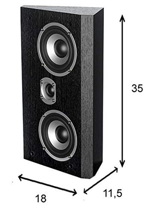 DYNAVOICE - Pair of 2-way speakers. Ideal for Dolby Atmos. Ref. Magic FX-4. White