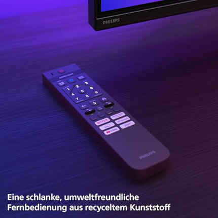 Philips Ambilight 65MLED910 Mini LED 4K nutiteler – 65-tolline ekraan koos P5 Perfect pildimootori Ultra HD, Titan OS, Dolby Visioni ja Dolby Atmos heliga