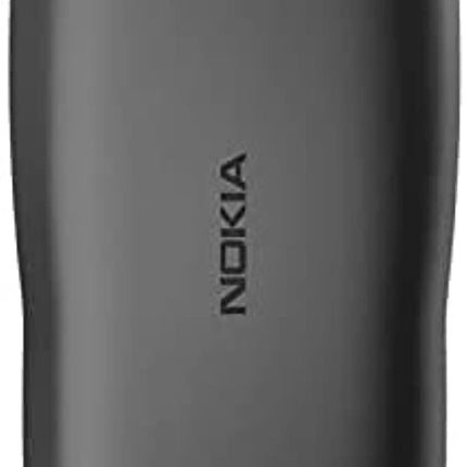 Nokia 106 kõikide operaatoritega 4 GB kahe SIM-kaardiga 2018 tumehall LED-taskulambiga – FM-raadio – suurte nuppudega telefon