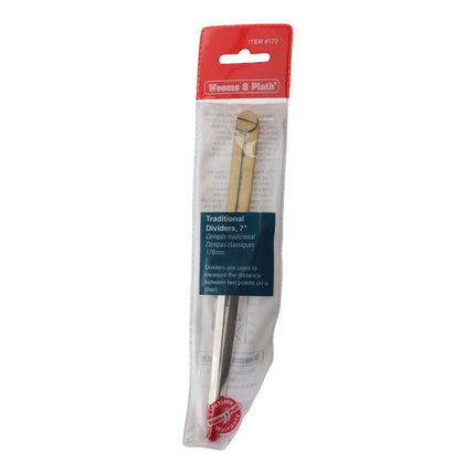 Weems &amp; Plath Marine Navigation Straight Pattern Divider (7-Inch) by Weems &amp; Plath