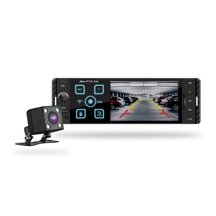 Xblitz RF350 CAM autoraadio tahavaatekaameraga, Bluetooth 4.0, kaugjuhtimispult, USB, lisasisend, 1DIN