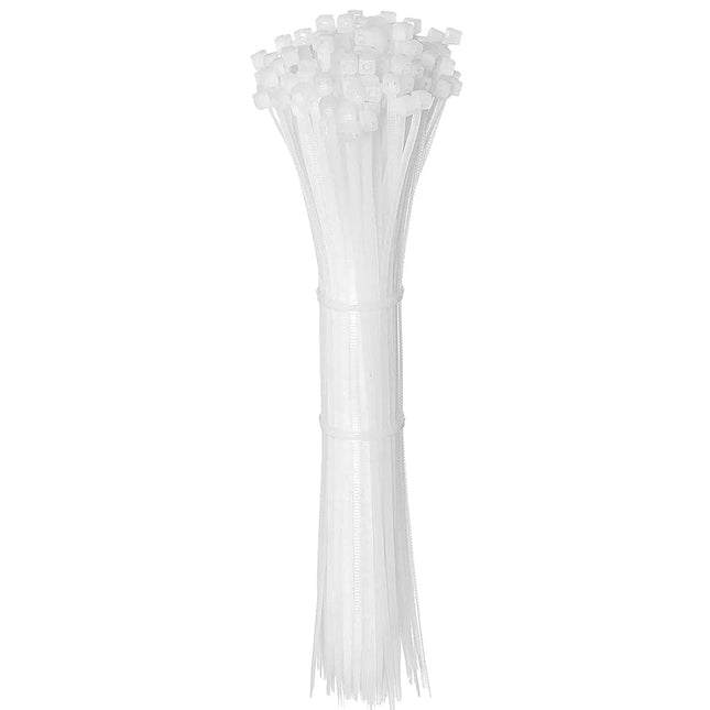 1000 tk valgeid kaablisidemeid, 100 mm x 3 mm, 10,2 cm. Kvaliteetsed kaablisidemed, iselukustuvad plastkaablisidemed, väikesed nailonist kaablisidemed koju, kontorisse, garaaži ja töökotta.