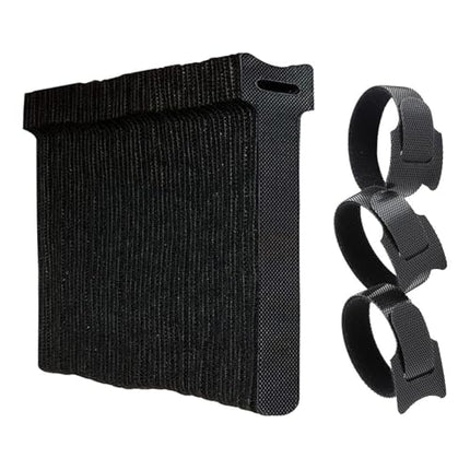 Kaablisidemed, takjakinnitused, reguleeritavad kinnitusrihmad juhtmete haldamiseks, kaablite korraldamiseks, 15 x 1,2 cm, must, 100 tk pakis