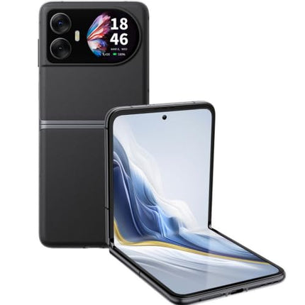 Blackview Hero 10 Smartphone Unlocked, 6.9-inch 2.5K Foldable Design Dual Screen, 108MP Camera, 36GB RAM + 256GB ROM, 4000mAh 45W Fast Charging, Dual-SIM Android 13 Mobile Phone, GPS NFC Black