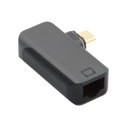 NFHK Magnetic Angled Type USB-C Type-C USB3.1 to 1000 Mbps Gigabit Ethernet Network LAN Adapter for Laptop