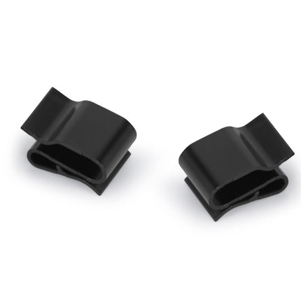 50/100 Pieces Cable Clips, Solar Module Cable Plastic Edge Clip Electrical Cable Ties, PV Wire Clip, Photovoltaic Panel Wire Clamps, Trailer Frame Wire Clamp, Black (100 Pieces)