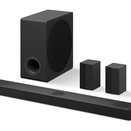 LG DS80TR 5.1.3 Dolby Atmos heliriba (580W) juhtmevaba subwooferiga ja tagumiste kõlaritega (Wow Cast, HDMI, Bluetooth) [2024], must