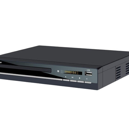 Denver DVH-7787 Ühendkuningriigi versioon – kompaktne DVD-mängija, mitme regiooni/kõik regioonid, Full HD 1080p ülesskaleerimine, HDMI, SCART ja komposiitvideo ühendused, USB-port ja kaugjuhtimispult