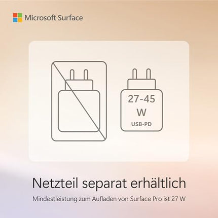 Microsoft Surface Pro | Copilot+ arvuti | 12-tolline LCD-puuteekraan | Snapdragon® X Plus | 16 GB RAM | 256 GB SSD | Uusim mudel, 1. väljaanne | Platinum