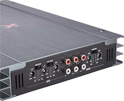 Excalibur X600.4 - autovõimendi 4 kanaliga - 4x 600-vatine Mosfet HiFi autovõimendi bassivõimendiga - maksimaalselt 2400 vatti - 2 oomi muudetava sagedusjaotusega, hõbedane
