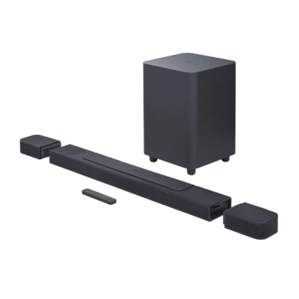 JBL Bar 1000 – 7.1.4-kanaliga heliriba kodukino helisüsteemile – eemaldatavate ruumilise heli kõlarite, MultiBeami, Dolby Atmos ruumilise heli ja DTS:X-iga – must