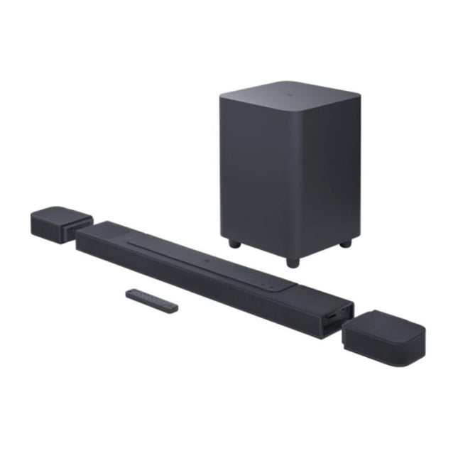 JBL Bar 1000 – 7.1.4-kanaliga heliriba kodukino helisüsteemile – eemaldatavate ruumilise heli kõlarite, MultiBeami, Dolby Atmos ruumilise heli ja DTS:X-iga – must