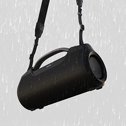 Hama Bluetooth-muusikakarp SoundBarrel (Bluetooth-kõlar, veekindel vastavalt IPX6 standardile, kaasaskantav muusikakarp 60 W, 12-tunnine aku, toiteplokk) must