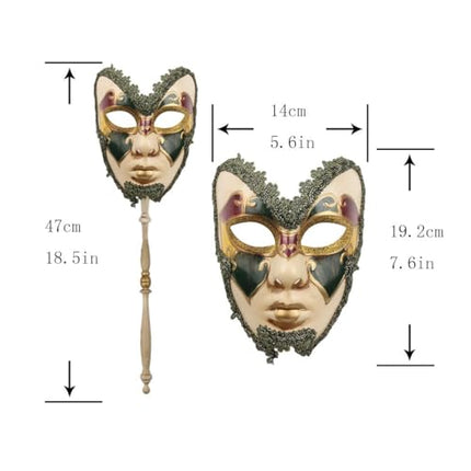 HDCRYSTALGIFTS Veneetsia cosplay maskide paar vardaga Veneetsia muusikaline karneval Mardi Gras maskiballi peokostüümide kaunistus