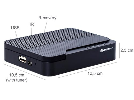 Qviart OG3WS Satellite Receiver Linux TV over IP Stalker Full HD 1080p Define OS E2 Multiroom, Xtream, YouTube, customizable