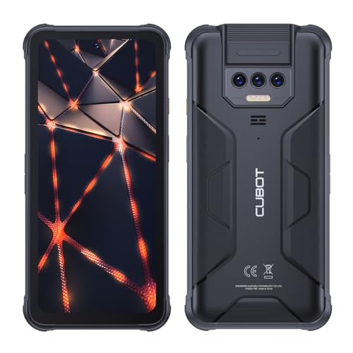 Cubot Kingkong 8 – 6,5-tolline nutitelefon, 6 GB ja 256 GB, 48 MP kaamera, 10600 mAh aku, Android 13, kaheksatuumaline protsessor, must