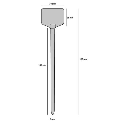 Cable ties 180mm labelable with 18cm labeling field (125, Green/Frost White/Red/Yellow/Blue)