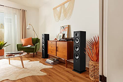 Polk Audio Monitor MXT60 kompaktne põrandakõlar, HiFi ja kodukino kõlar, Hi-Res sertifitseeritud, Dolby Atmos ja DTS:X ühilduv (tükk), must
