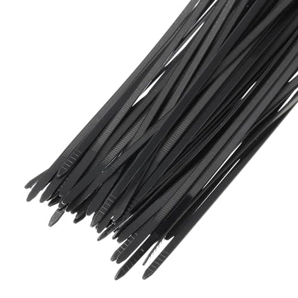 sourcing map 7.6 cm 5 kg Self-Locking Small Nylon Cable Ties 0.3 cm for Cable Management Black 1000 Pieces