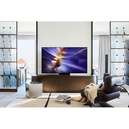 Samsung OLED 4K S90F 77-tolline (195 cm) peegeldusvaba UHD-teler, NQ4 AI Gen3 protsessor, OLED HDR+, 4K Upscaling Pro, Dolby Atmos, mängukeskus, Motion Xcelerator 144Hz, Samsung Vision AI nutiteler (2025)