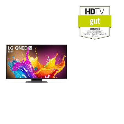 LG 55QNED86T6A TV 55" (139 cm) QNED TV (α8 4K AI processor, webOS 24, HDR10, up to 120Hz) [Model year 2024]
