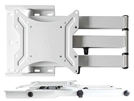 Drall universaalne teleri seinakinnitus 16–55 tolli (40–139,7 cm) jaoks – pikendatav kuni 65 cm, pööratav ja kallutatav – kinnitus LED LCD 3D HD plasmateleritele – VESA 100 200 valge Mudel: L22W