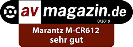 Marantz Melody X (M-CR612) HiFi system, CD player, DAB+ radio, music streaming, HEOS multiroom, Bluetooth &amp; AirPlay 2, Alexa compatible, 2 optical TV inputs