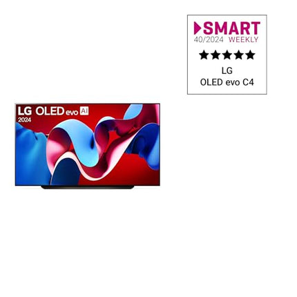LG OLED83C47LA TV 83" (210 cm) OLED evo TV (α9 Gen7 4K AI processor, webOS 24, Dolby Vision, up to 120Hz) [Model year 2024]