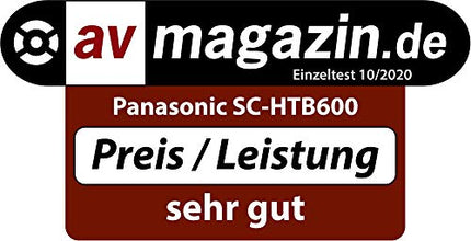 Panasonic SC-HTB600EGK 2.1 heliriba juhtmevaba subwooferiga (Dolby Atmos, Bluetooth, HDMI, 360 vatti RMS) must