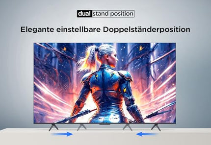 TCL 75T8B 75-tolline QLED Pro 144Hz Onkyo mänguteler, 4K UHD, HDR Pro, Google TV (Dolby Vision IQ ja Atmos, liikumise selgus, käed-vabad hääljuhtimine, ühildub Google Assistant ja Alexaga)