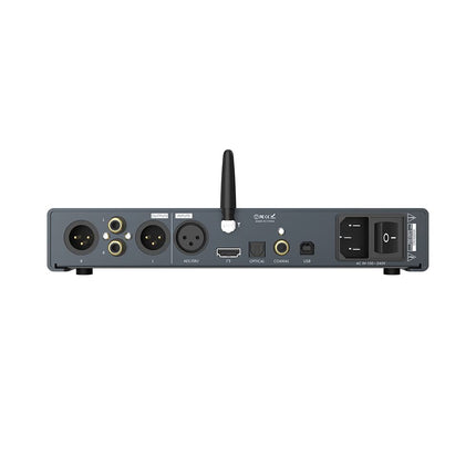 LOXJIE Hi-Res D40 DAC ja kõrvaklapivõimendi, 2xES9068AS kiip, USB/optiline/koaksiaal/AES (EBU)/I²s sisend, MQA LDAC 24bit/96kHz, APTX, SBC, AAC, THD+N -122dB