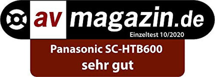Panasonic SC-HTB600EGK 2.1 heliriba juhtmevaba subwooferiga (Dolby Atmos, Bluetooth, HDMI, 360 vatti RMS) must