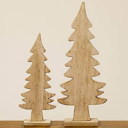 Boltze dekoratiivne alus Kjell kõrgus 30 cm 1 tk jõulupuu kujuke puidust kaunistus Jõulud (31,5 x 12,2 x 5 cm.)