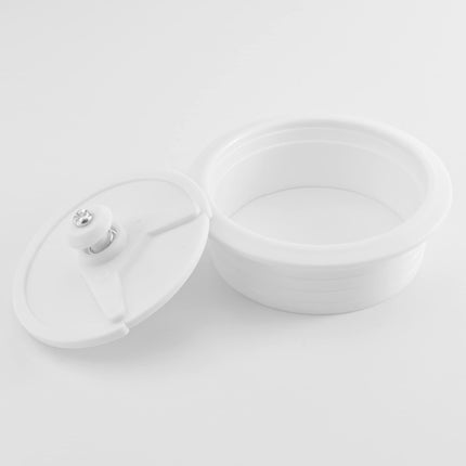 Mprofi MT® 10 X Cable Grommet Desk – Cable Grommet Made of White Plastic – Cable Outlet 60mm Round – Table, Desk Grommet – Cable Hole Cover White KB/60/10