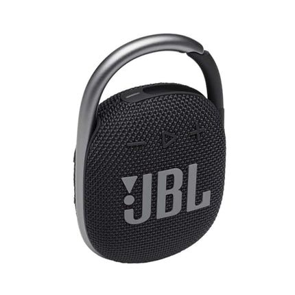JBL CLIP 4 Bluetooth Speaker - Black – Waterproof, portable music box with practical carabiner – Up to 10 hours of wireless music streaming
