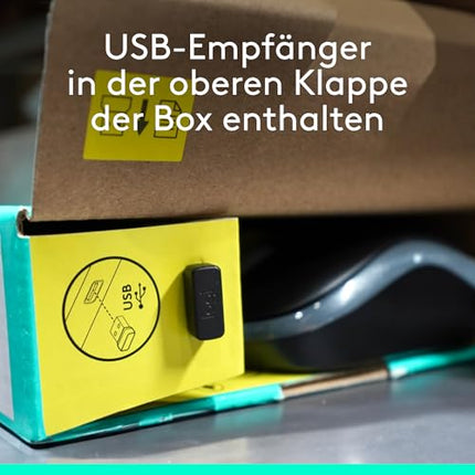 Logitech MK295 juhtmevaba klaviatuuri ja hiire komplekt SilentTouch tehnoloogiaga, otseteede klahvidega, optilise jälgimisega, nano-USB-vastuvõtjaga, viivituseta juhtmevaba ühendusega, QWERTZ-paigutus - grafiit, PC