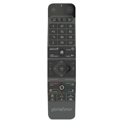 GloriaForce RTX Quattro 4K UHD OTT multimeediapleier, Android 11, H.265, 2 GB RAM, 16 GB välkmälu, WiFi, Bluetooth-pult…