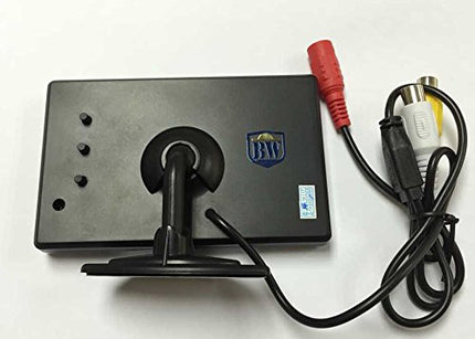 BW 3.5 TFT LCD auto tahavaatekaamera värvilise monitori ja DVD-ga
