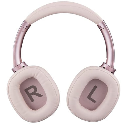 Intenso O400HA kõrvaklapid - hübriidne aktiivne mürasummutus, kuni 75 tundi aku tööiga ja Bluetooth 5.3, muusikarežiimi, läbipaistvusrežiimi ja kiirlaadimisega, roosad