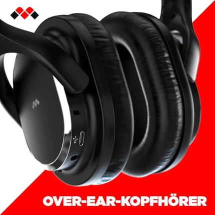 Meliconi Headphones 600 PRO juhtmevabad kõrvaklapid laadimisjaamaga kuni 100 meetri ulatusega automaatne sageduse otsing TOSLINK, mustad, kõrvapealsed
