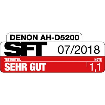 Denon AHD5200EM Premium kõrvaklapid, sebrapuu värvi