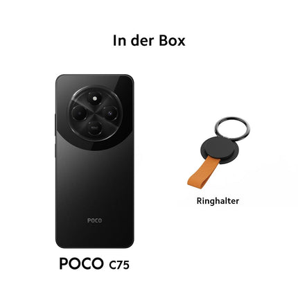 Poco C75 6GB 128GB roheline, Android nutitelefon, 2.0GHz, 6.88" ekraan, 50MP tehisintellektiga topeltkaamera, 5160mAh aku