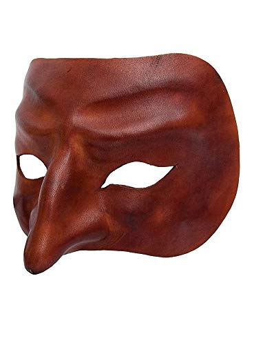 Andracor Veneetsia mask – Pantalone de cuoio Commedia dell'Arte nahast mask