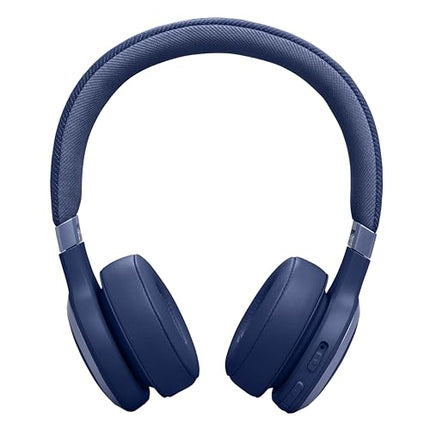 JBL Live 670 NC – Bluetooth-kõrvaklapid adaptiivse mürasummutusega – Juhtmevabad kõrvaklapid JBL Signature Sound ja häälassistendiga – Pikaajaline muusikaelamus kuni 65 tundi – Sinine