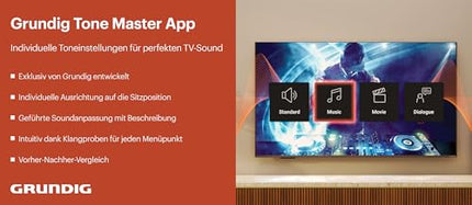 Grundig 43 VOE 84 Q 43-tolline (108 cm) QLED-teler, VPI 1800, Google TV, 4K UHD, Dolby Vision, HDR10+, filmipildi täiustamine, sisseehitatud Chromecast, Bluetooth, nutiteler, must