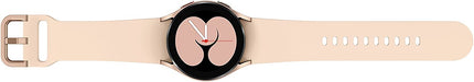 Samsung Galaxy Watch4 BT, Round Bluetooth Smartwatch, Wear OS, Fitness Watch, Fitness Tracker, 40 mm, Pink Gold (EU Version) S/M
