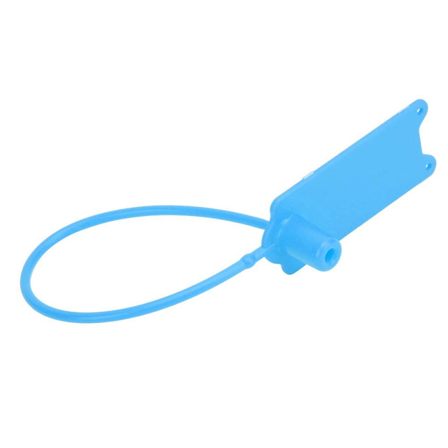 QANYEGN 100 Pieces Plastic Cable Tie Tags, Strong Cable Tie Tags, Cable Tie Labels Plastic, Cable Ties Multi-Colored Plastic, Cable Ties for Clothing Logistics Luggage Transport (Blue)
