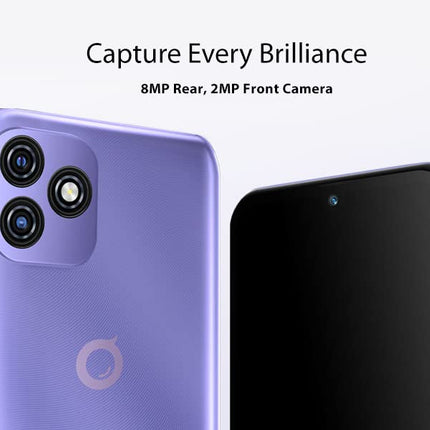 OSCAL C20 PRO Android 11 4G Smartphone Without Contract, Dual-SIM Mobile Phone, 6.08" HD+ Display, Unibody Design, Quad-Core 2GB RAM+32GB ROM, 2MP+8MP Dual Camera, 3380mAh Battery GPS Face Unlock Black